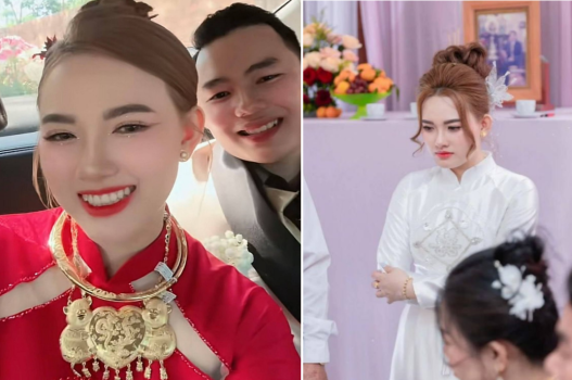 Cô dâu nứng lồn phải chịch ngay ngày cưới